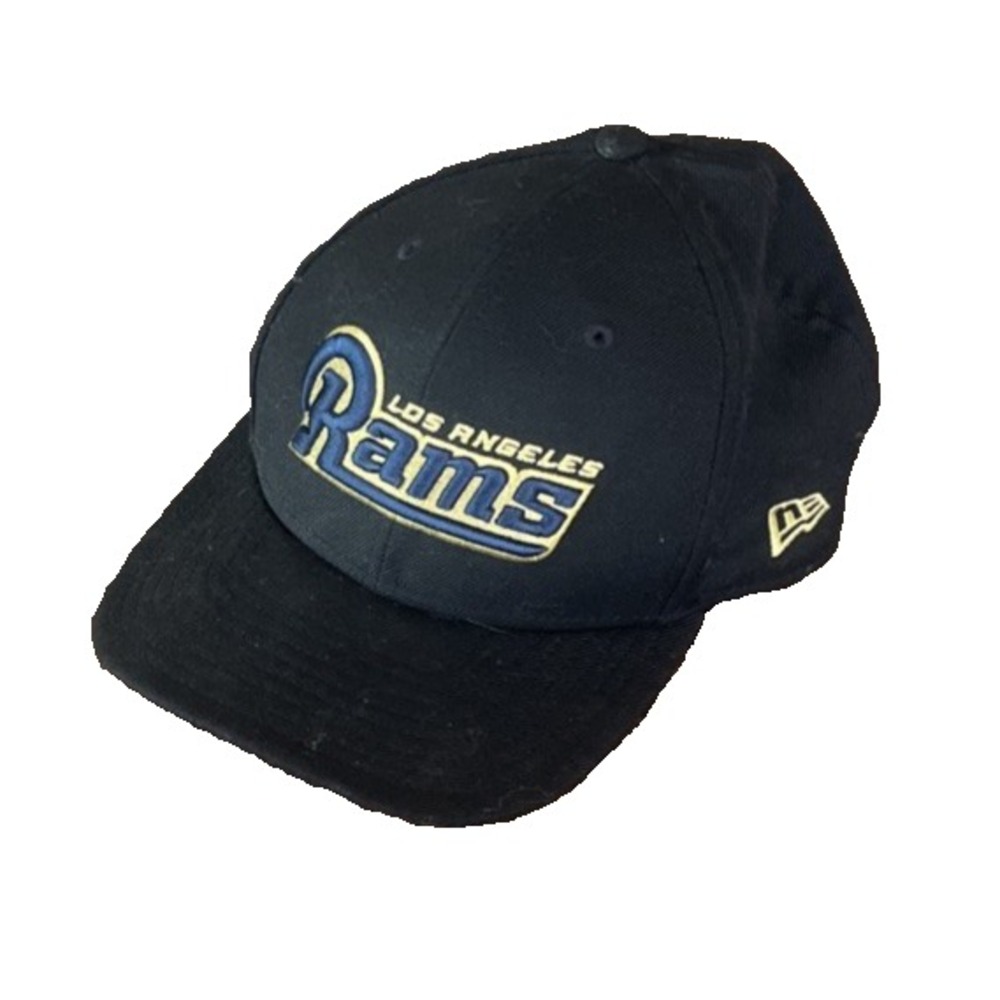 Los Angeles Rams Hat New Era 9fifty Snapback OSFA Black Gold NFL Logo NEW